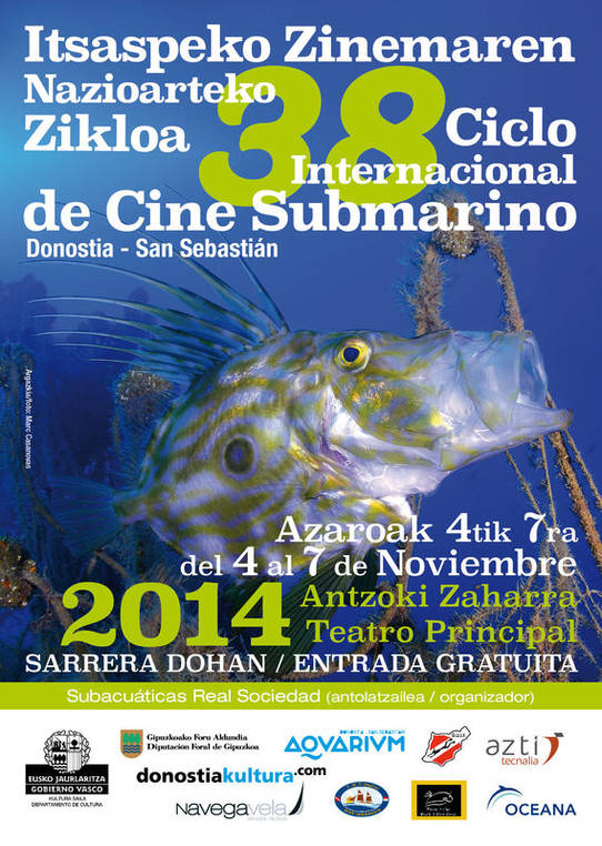 38.edición del Ciclo Internacional de Cine Submarino