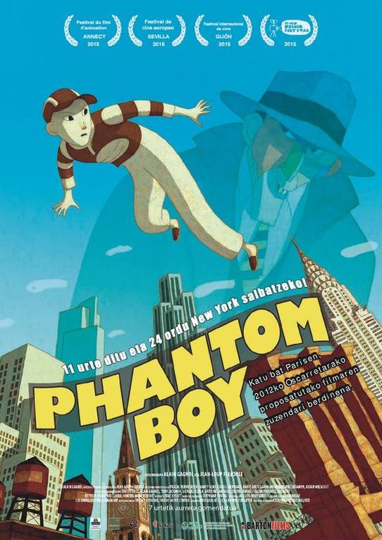 "Phantom Boy" filma euskaraz