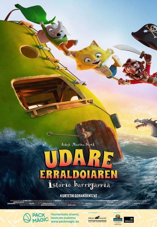 Este viernes 23 de noviembre se estrena en euskera “La increíble historia de la pera gigante” en las salas de cine de Euskadi y Navarra