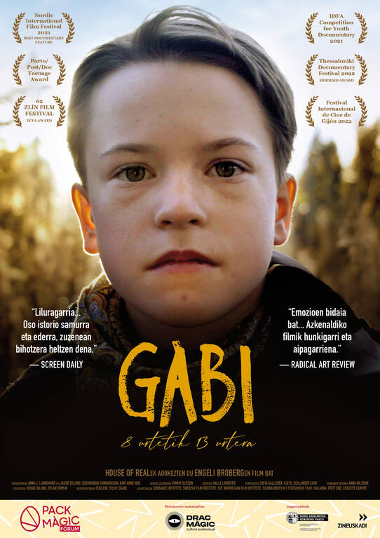 ‘Gabi, 8 urtetik 13 urtera’ llega a las salas de cine de la CAV, dentro del programa Zinema Euskaraz