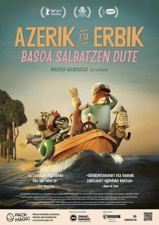 ‘Azerik eta erbik basoa salbatzen dute’ llega mañana a las salas de cine de la CAV, dentro del programa Zinema Euskaraz