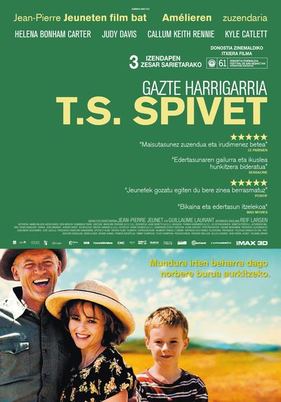 Gazte harrigarria, T.S. Spivet (L'extravagant voyage du jeune et prodigieux T. S. Spivet (The Young and Prodigious Spivet) )